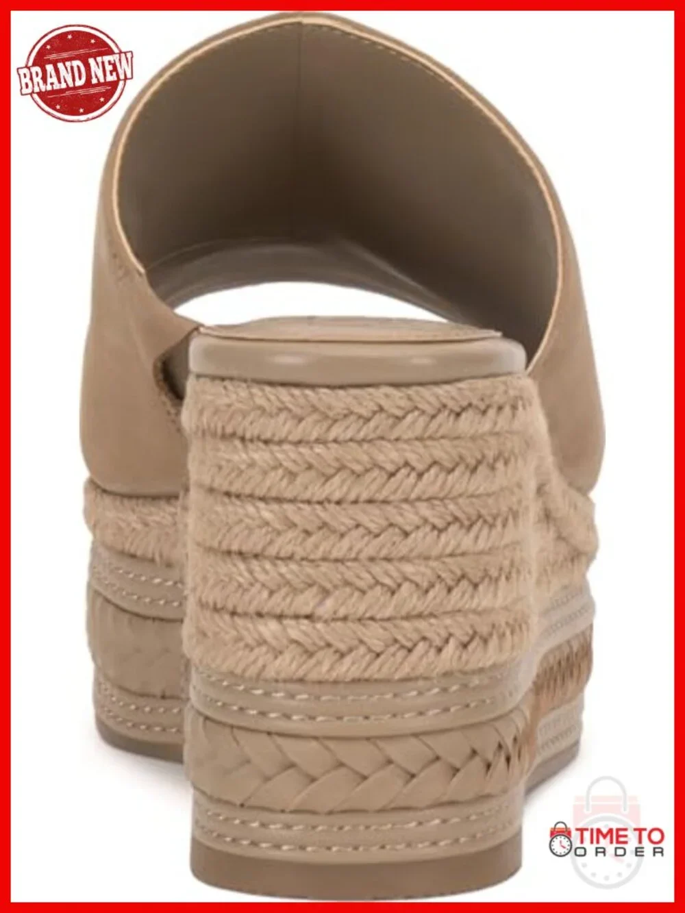 Suede Espadrille Wedge Platform Sandals Slip-On Open Toe